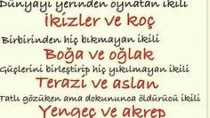 Burçlar birlik kurarsa?