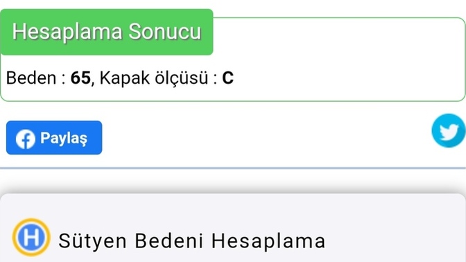 Sizce kaç beden sütyen?