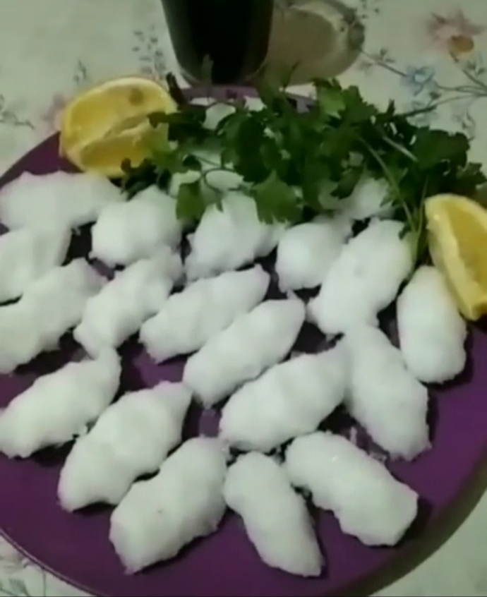 Kardan çiğ köfte yaptım nasıl olmuş?