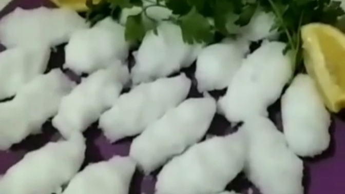 Kardan çiğ köfte yaptım nasıl olmuş?