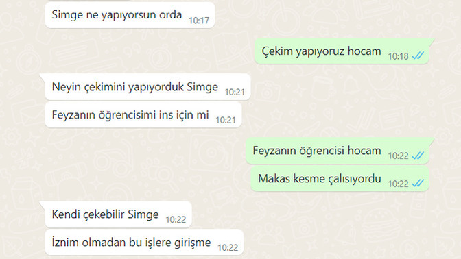 Müdürün tavrı nasıl ya?