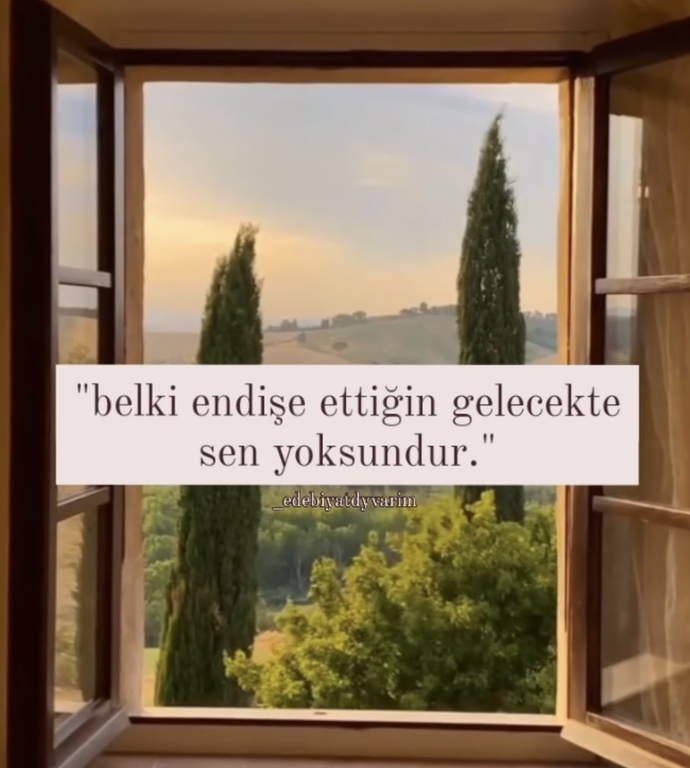 Hep bir gelecek hayalimiz var, peki biz o gelecekte olabilecek miyiz diye hiç düşündünüz mü?
