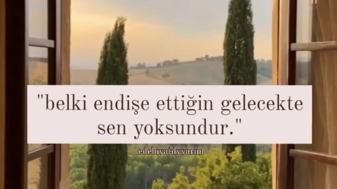 Hep bir gelecek hayalimiz var, peki biz o gelecekte olabilecek miyiz diye hiç düşündünüz mü?