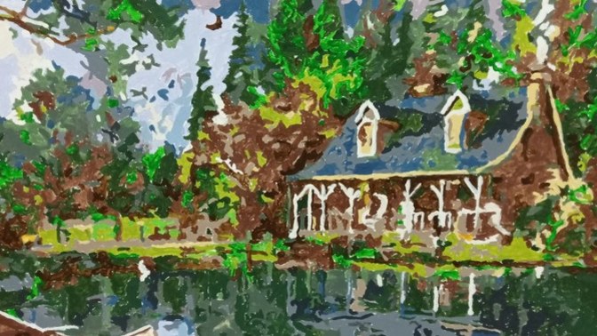 Rizeli kocamla yaşayacağım yeri çizdim sizce bize böyle bir yerde villa yapar mi?