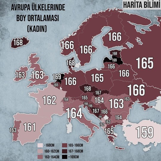 Sizce bir kadında ideal boy kaç cm?