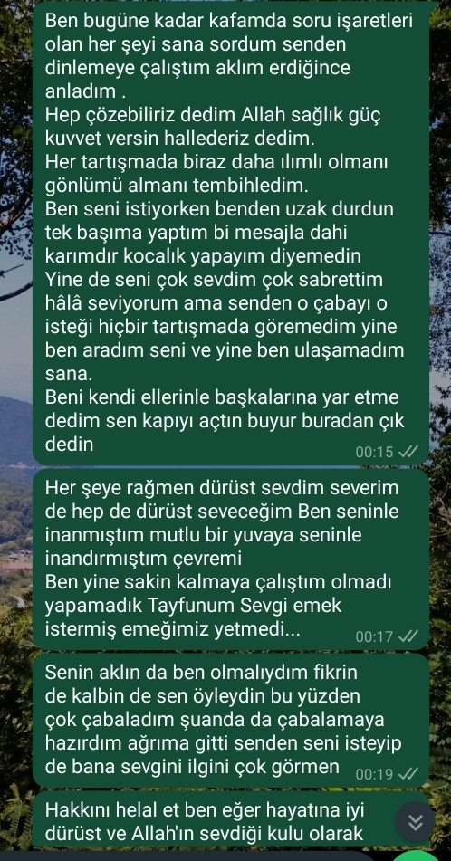 Sevgilin böyle yazsa ne düşünürdün?