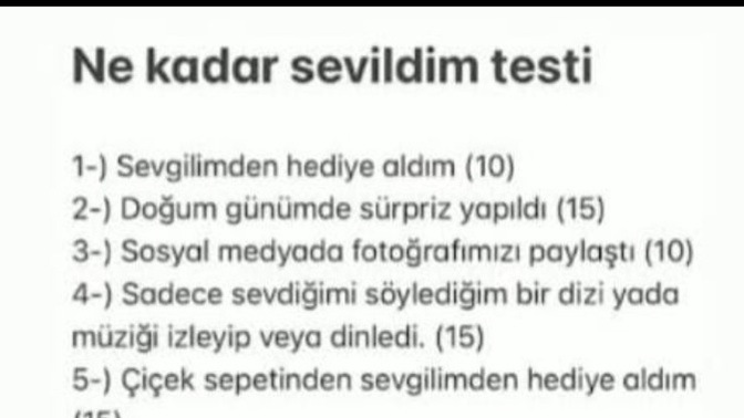 Ne kadar sevildiniz?