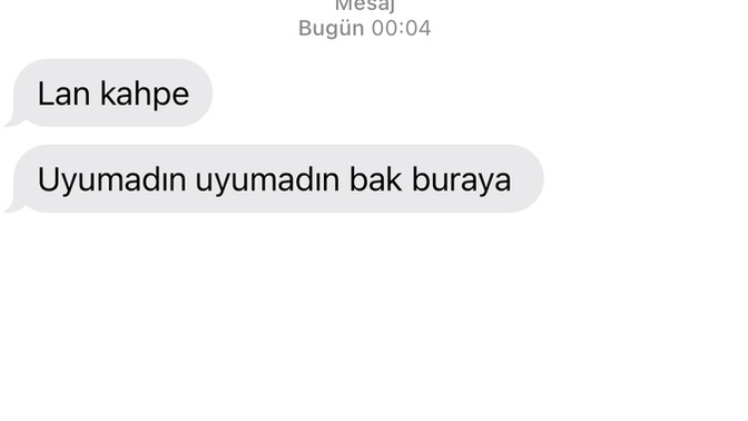 Eski sevgilimin terbiyesizliği?
