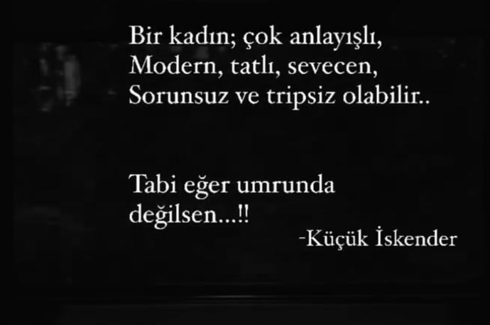 O hâlde erkekler kendini umursamayan bir kadın mı arıyorlar?