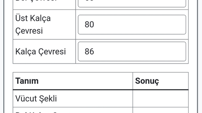 Vücut ölçülerim böyle sizce kilo almam gerekiyor mu?