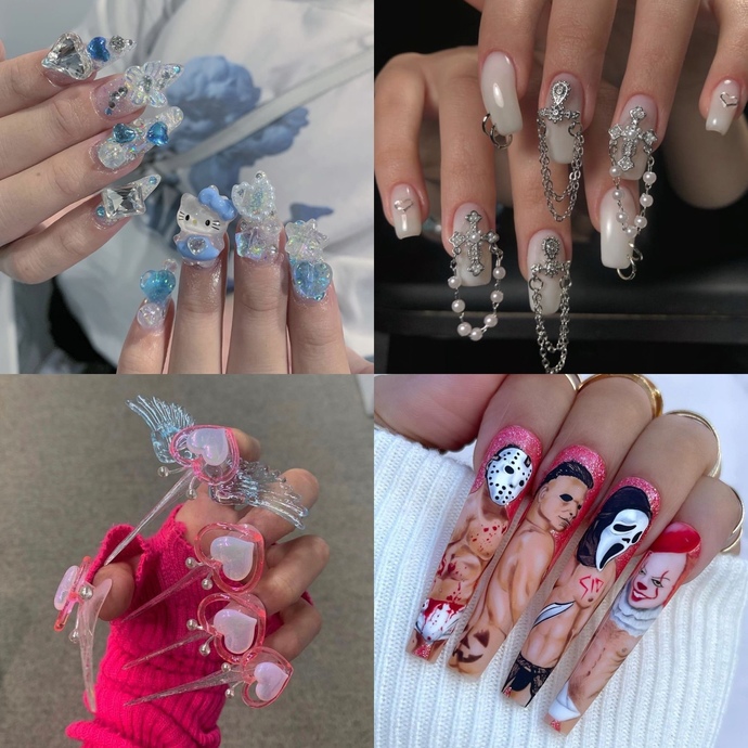 Kızçeler nail art için bir sınırınız var mı?