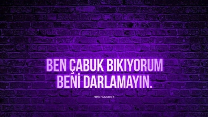 Çabuk sıkılma/bıkma gibi huyunuz var mı?