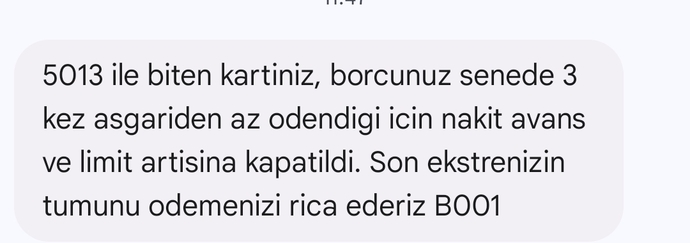 Bilen bakabilir mi ben asgeri tutarını tam hatta biraz fazla bile ödedim ama son ödeme tarihinden 10 gün sonrasına ödeyebildim?