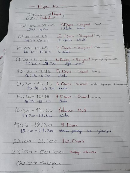 Yks ogrencisi icin baslangic programi olarak nasil size?