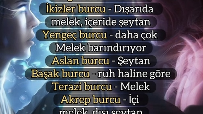 Hangi taraftasınız? Melek mi, Şeytan mı?