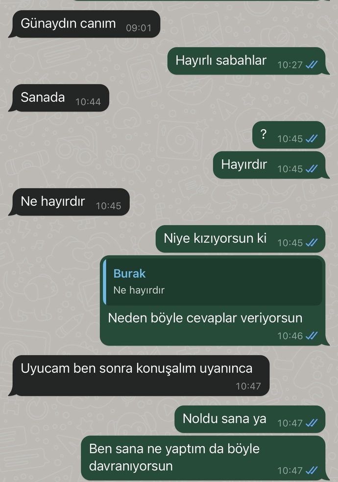 Flört ettiğim kişi bana böyle davranıyor?