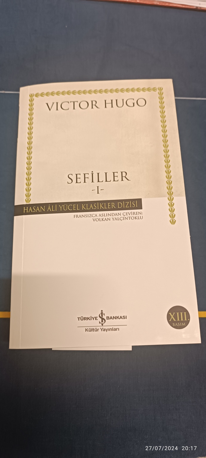 Şu an okuduğunuz kitabın adı nedir?