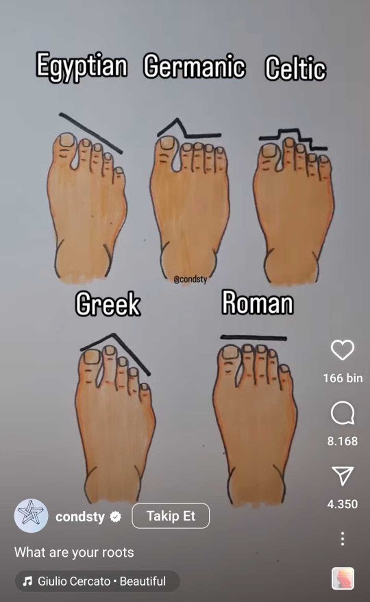 Ayak yapiniza gore hangi irksiniz?