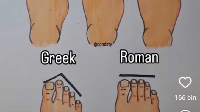 Ayak yapiniza gore hangi irksiniz?