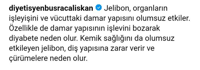 Jelibon tüketiyormusunuz?