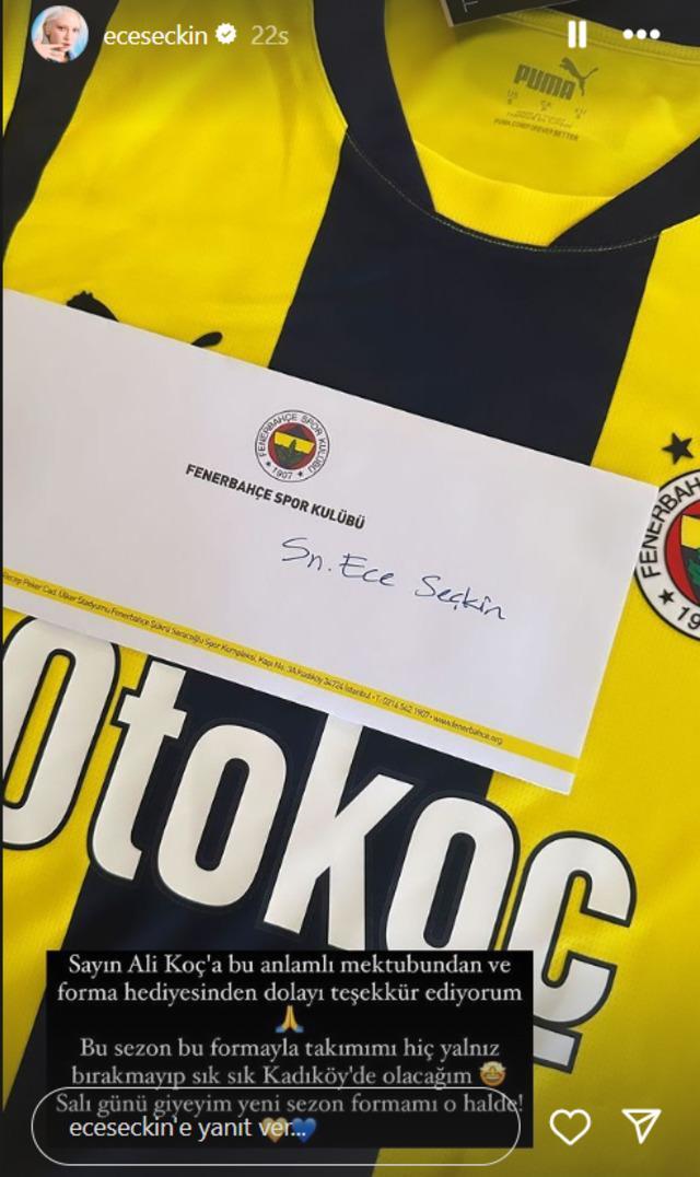 Ece Seçkin Ali Koçun mektubunu paylaştı! Böyle bir mektup almak istermiydin?