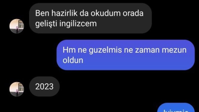 Asagidaki gibi konusuyoruz sorun var ilgisini mi cekemedim?