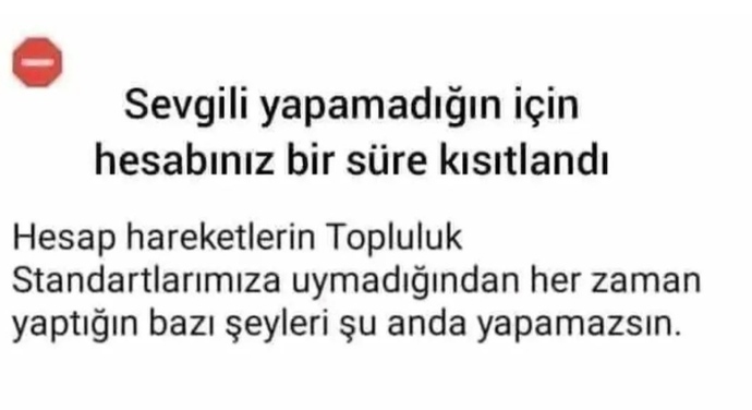 Böyle olacağı belliyidi.. birinizde yazmadınız yaaw🤭o kadar dm açtım Allahın selamını yazan olmadı, hiçmi konuşmak istemediniz🤭?