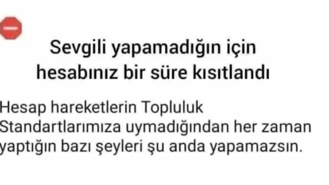 Böyle olacağı belliyidi.. birinizde yazmadınız yaaw🤭o kadar dm açtım Allah'ın selamını yazan olmadı, hiçmi konuşmak istemediniz🤭?