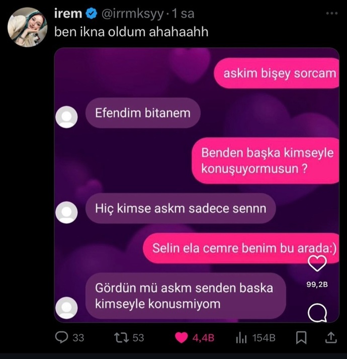 Trajikomik bir örnek :d