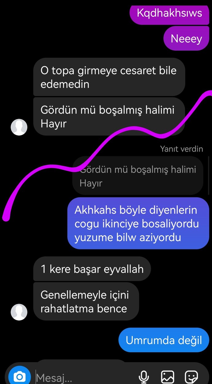 30 yasındaki adamı aylar önce boşalttım beni umursamadı, bencil gibi 3 ay sonra yazdı engelini kaldırmıştım bu adam şaka mıı?