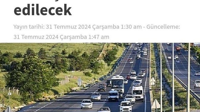 Ücretli yollarda geçiş ücreti mirasçılardan tahsil edilecekmiş duydunuz mu?