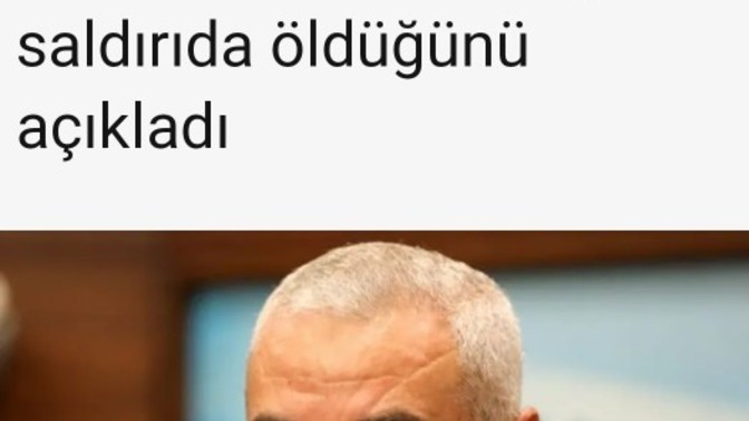 Hamas liderlerinden (siyasi büro şefi) İsmail HANİYEH'in ölllddrrrldüğüüü öğrenildi. Duydunuz mu?