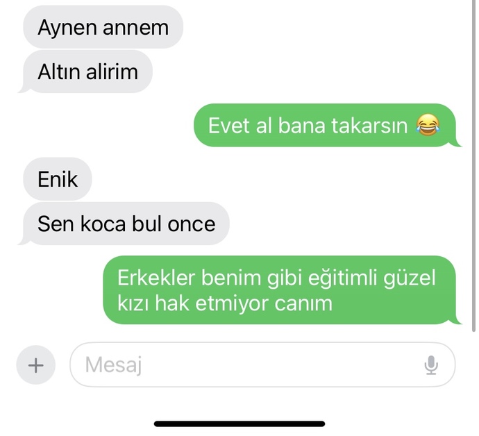 Annem bana evde mi kaldın demek istemiş?