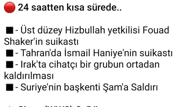 Sizce 3. Dünya Savaşı Başladı mı?