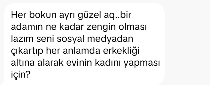 Benimkisi buydu cevap vermedim ama her baktığımda yükseliyorum aşırı güzel