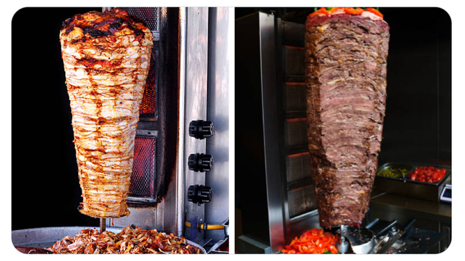 Tavuk döner mi Et döner mi?