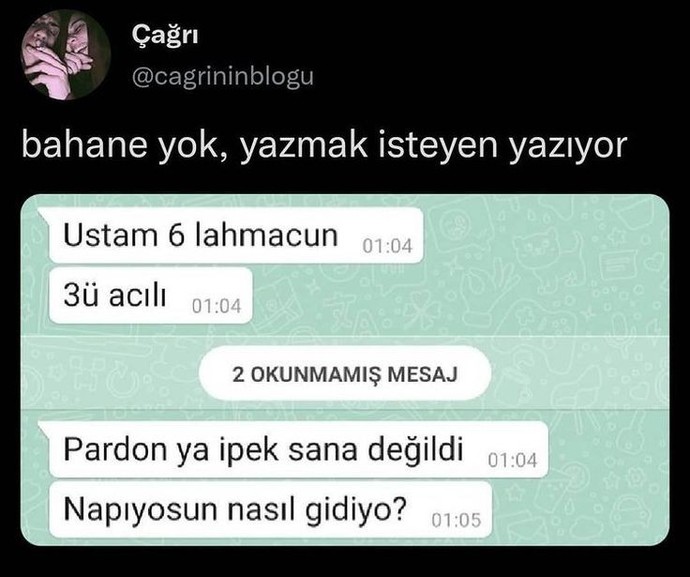 Yazmak isteyen herşeye rağmen yazar mı?