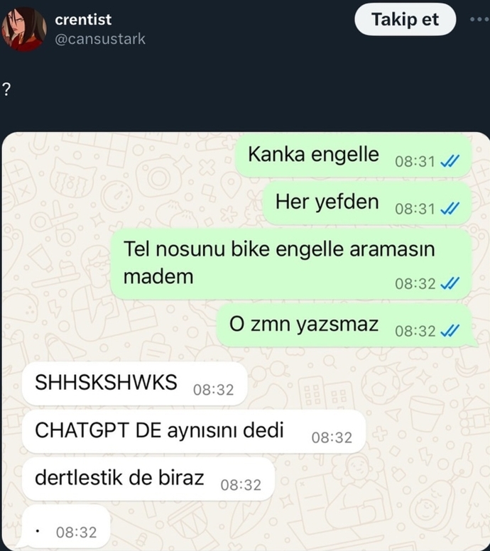 Yapay zekadan ilişki tavsiyesi alınır mı?