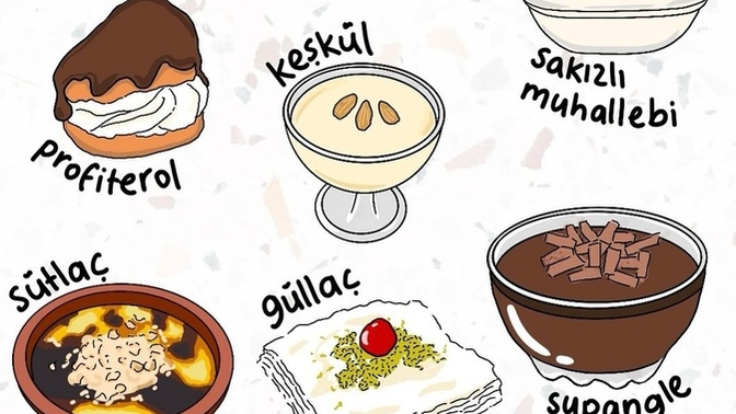Görsele göre hangi tatlı sizin için bi' başkadır?