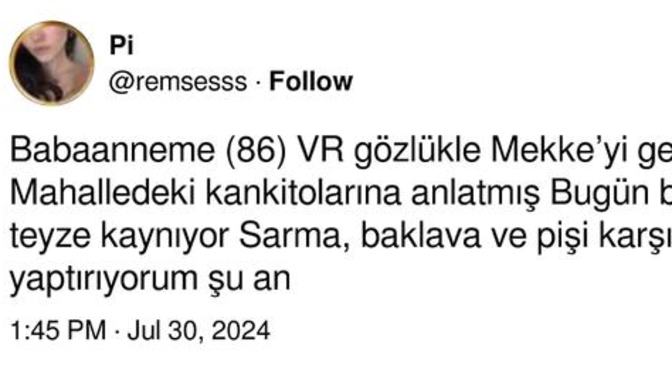 Tatile giden gitti. Sen nereye gittin?