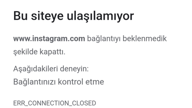 İnstagram mı çöktü?