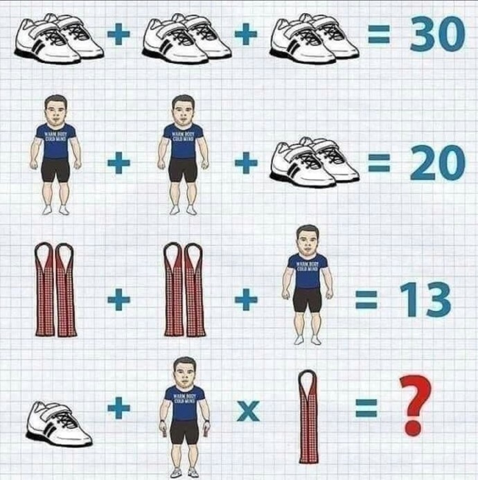 Bugünün sorusu. Cevap kaçtır?
