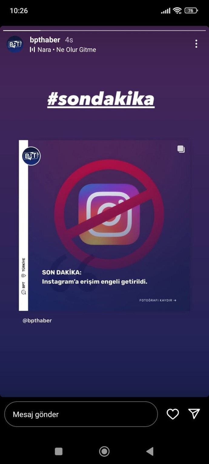 Instegrama engel gelmiş ne düşünüyorsunuz yine bi olay mi oldu?