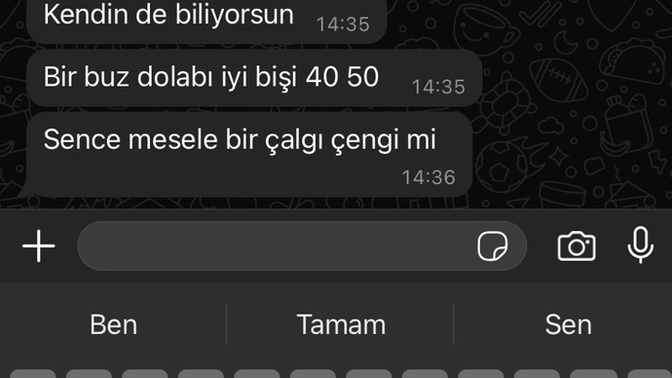 Sizce bu adamdan olur mu?