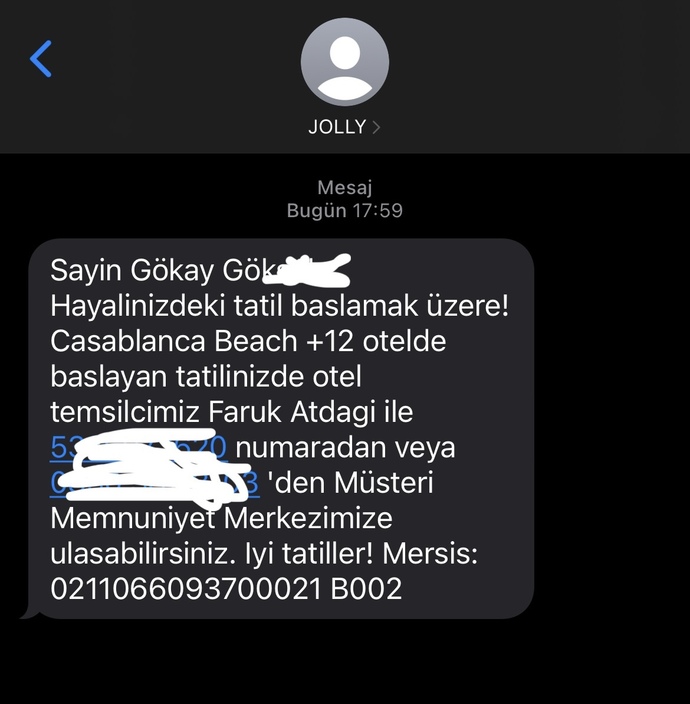 Son gelen mesajınız neydi?