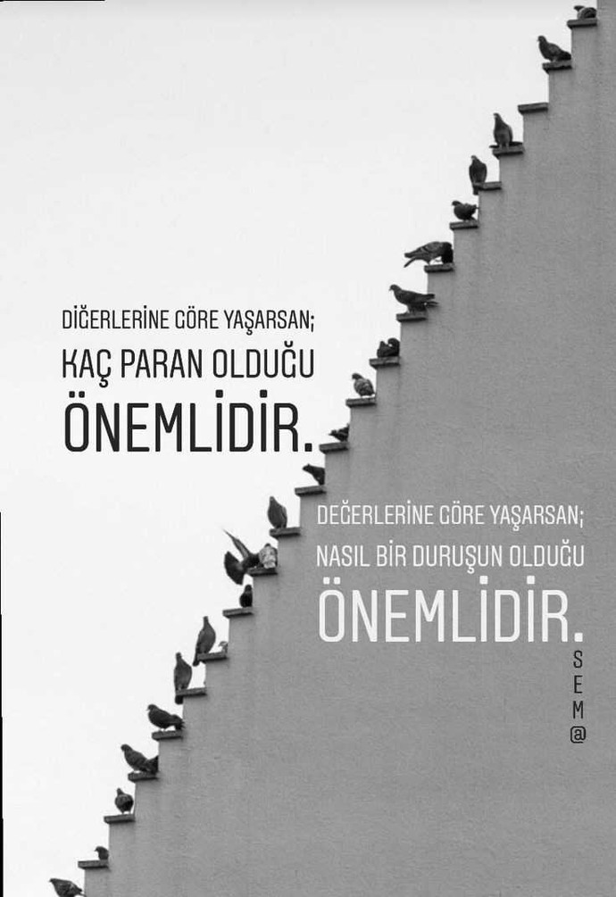 Hayatın bakış açısı neyi önem verirsin?