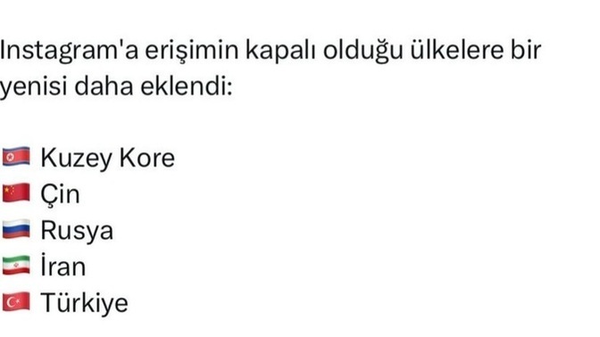 İnstagram bloke oldu açılmıyor ne düşünüyorsunuz bu konuyla ilgili?