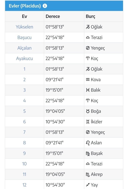 Doğum haritası yorumlayabilecek olan var mı?