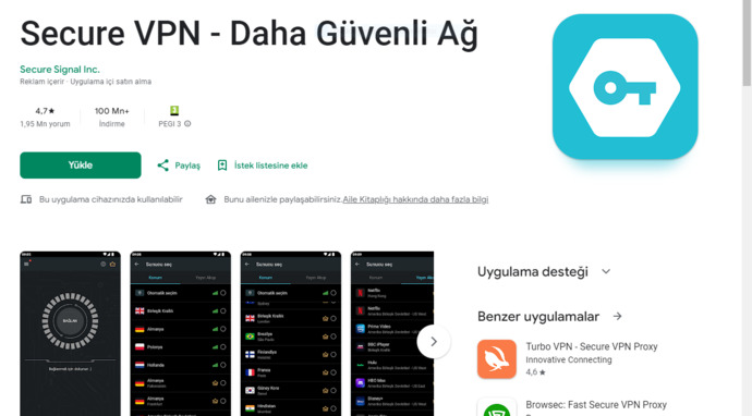 En çok önerdiğiniz vpn uygulaması hangisi?