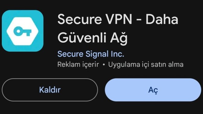 Secure VPN İndirin Google Play'den. Instagram o zaman çalışıyor?